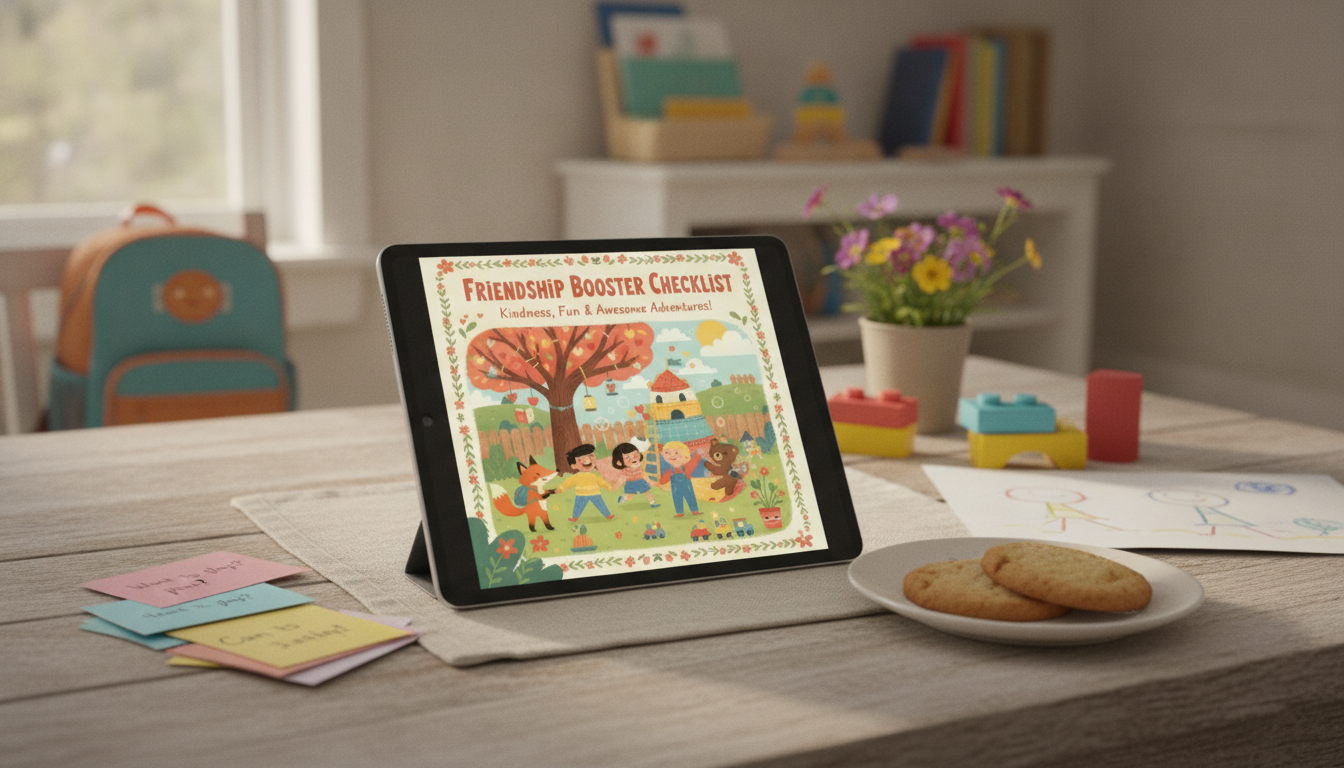 Friendship Booster Checklist: Easy Scripts for Kids