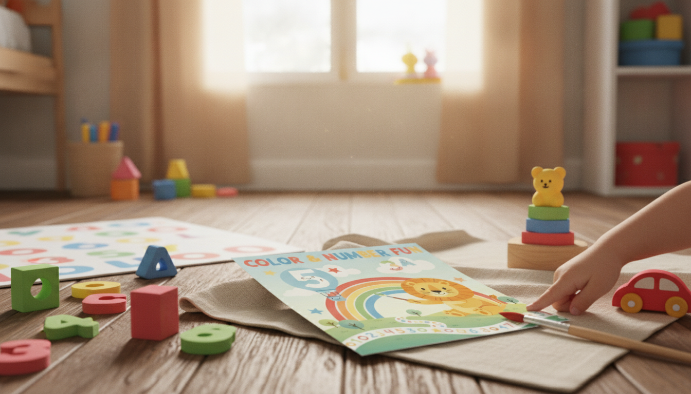 Teach Toddler Colors & Numbers With 10-Second Routines